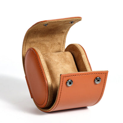 Portable PU Leather Watch Roll Organizer