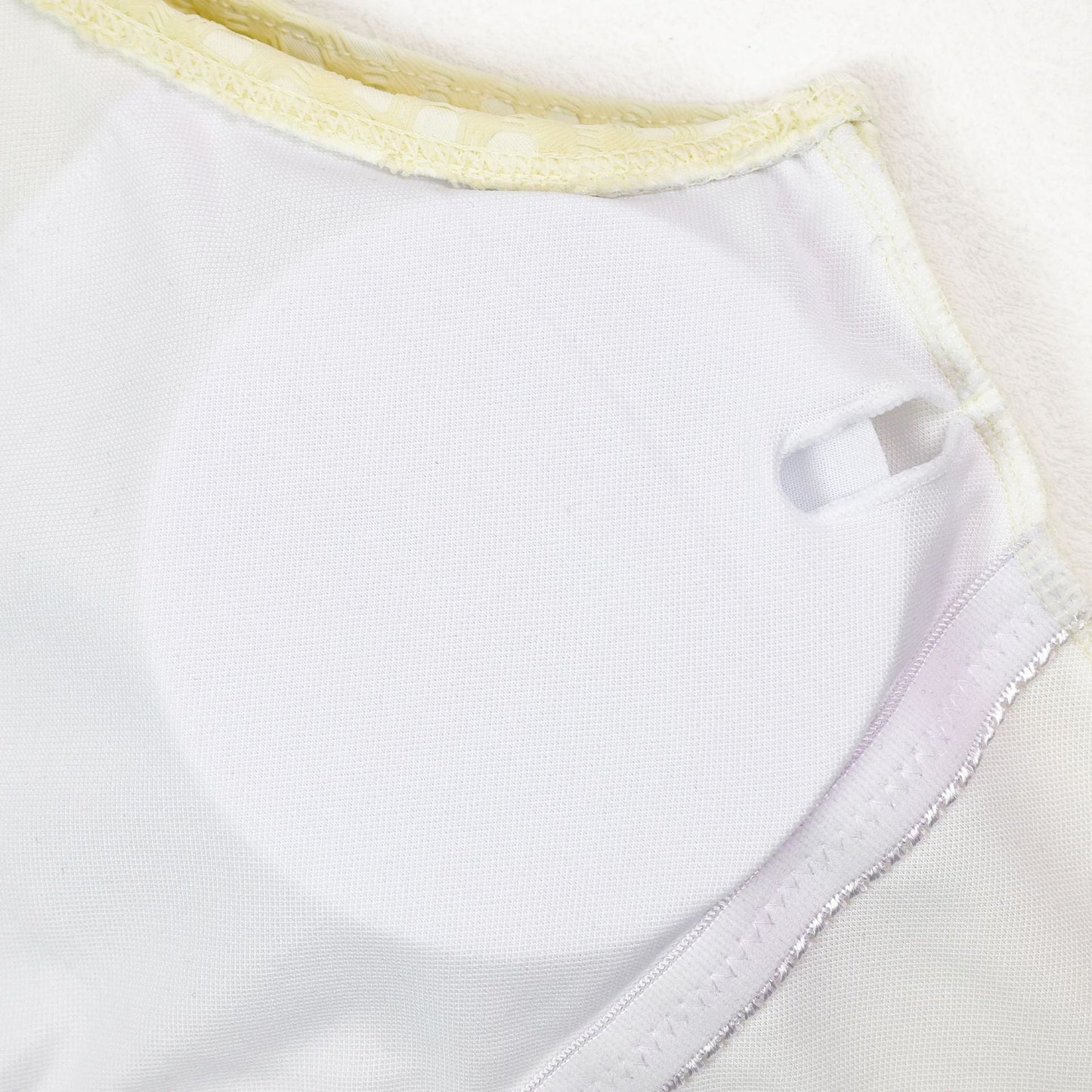 Sexy Bikini One- Piece With Mesh Coverup