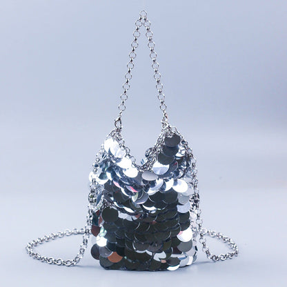 Glitter Sequin Bag Handmade Shoulder Bag