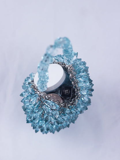 Teardrop Crystal Hollow Handmade Handbag