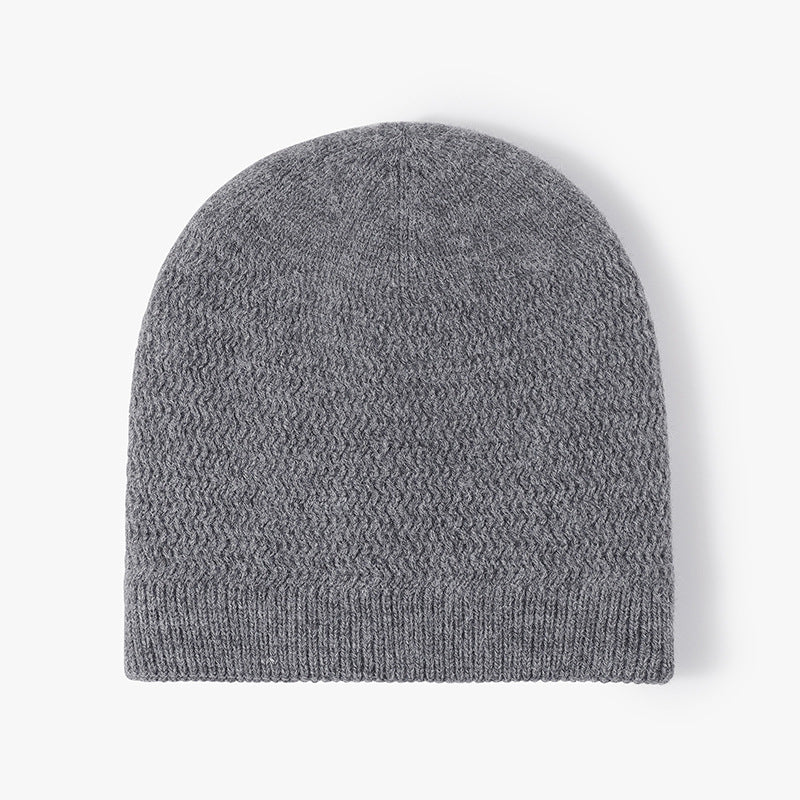 Solid Color Outdoors Thick Knit Beanie