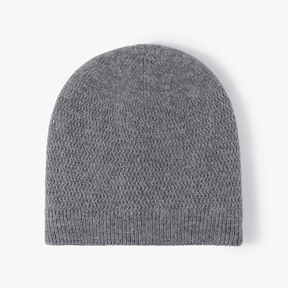 Solid Color Outdoors Thick Knit Beanie