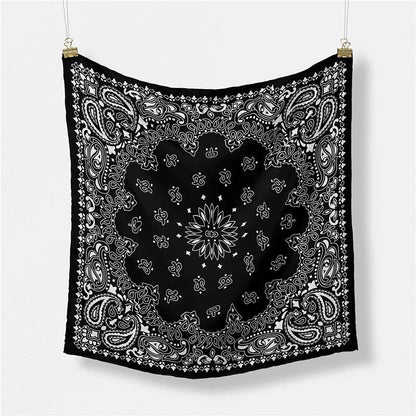 Simple Print Scarf Satin Scarf