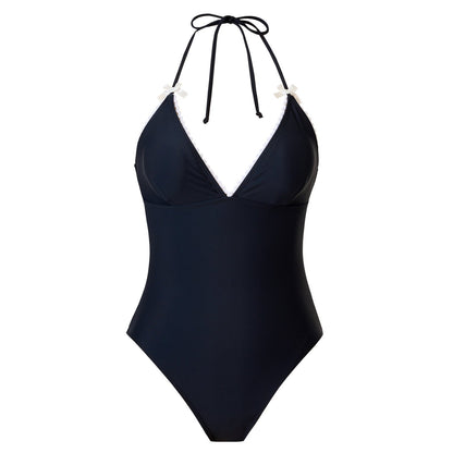 String One Piece Swimwear with Cover