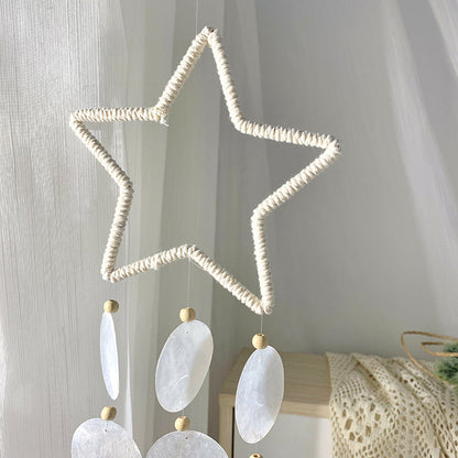 2+Simple Star Shell Suncatcher Hangings