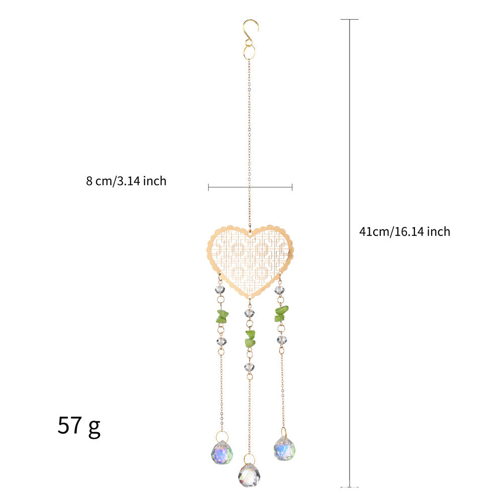 Hollow Out Love Crystal Suncatcher Hangings