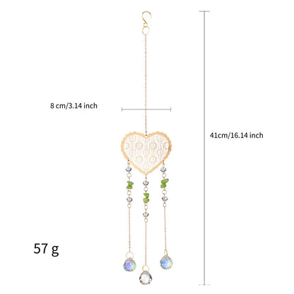 Hollow Out Love Crystal Suncatcher Hangings