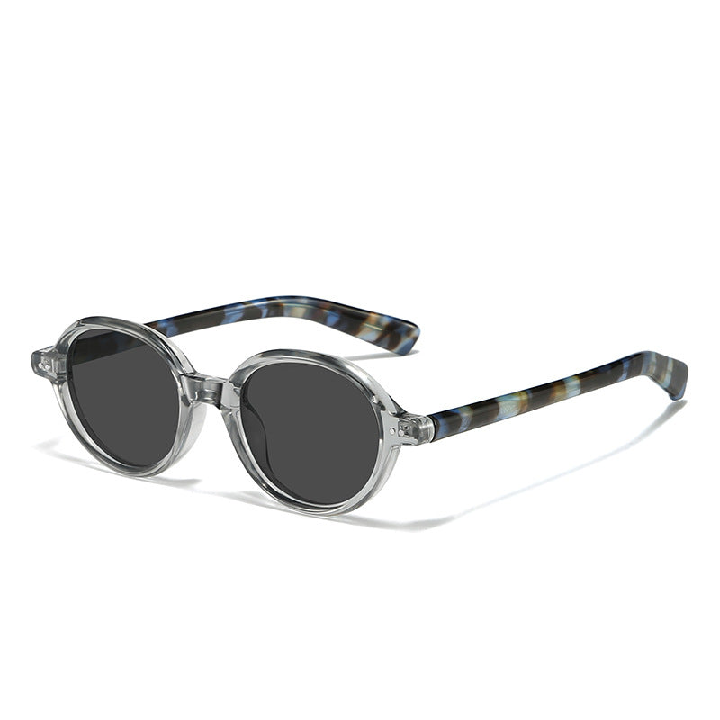 Classic Retro Oval Frame Sunglasses