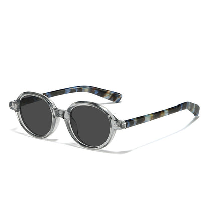 Classic Retro Oval Frame Sunglasses