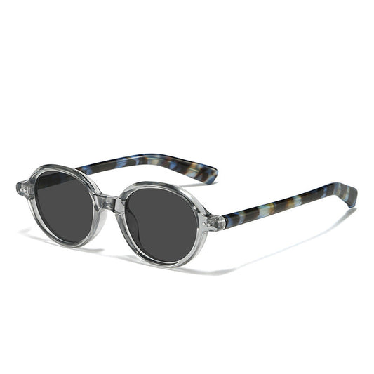 Classic Retro Oval Frame Sunglasses