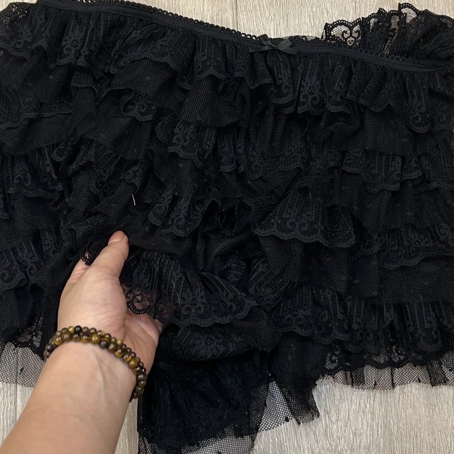 Sexy Lace Low Waist Ruffle Shorts
