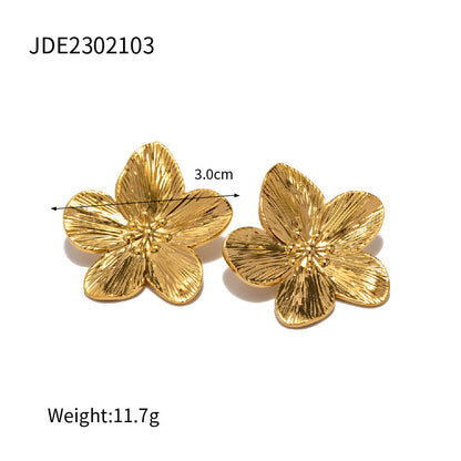 Flower Zircon Adjustable Layered Rings