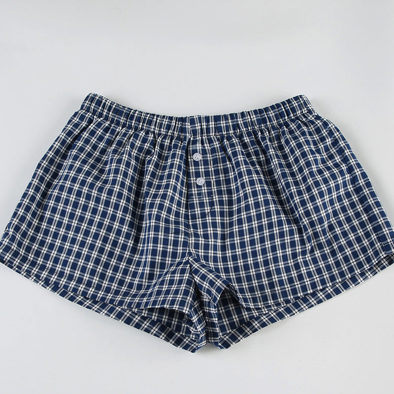 Simple Striped Spaghetti Strap Shorts Set