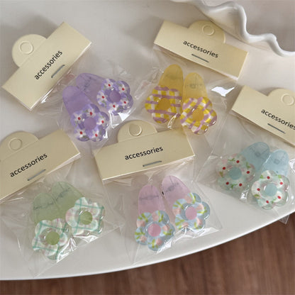 Cute Flower Rabbit Sweet Hair Clips