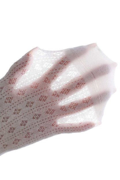 Ruffle Color Block Thin Ribbed Socks