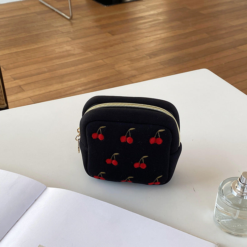 Square Cherry Sweet Cosmetic Bag