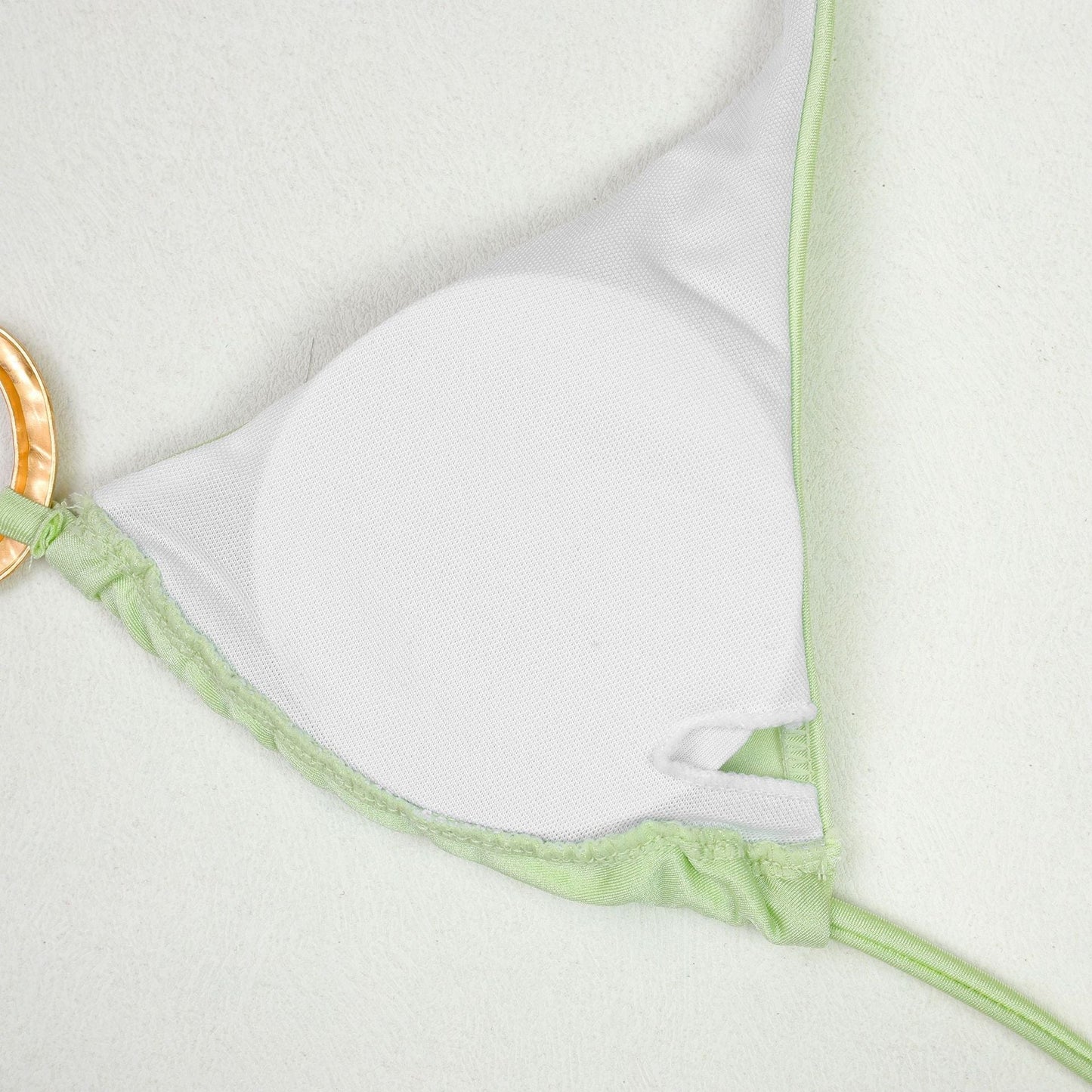 Solid Color Sexy Halter Bikini Swimwear