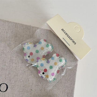 Cute Flower Rabbit Sweet Hair Clips