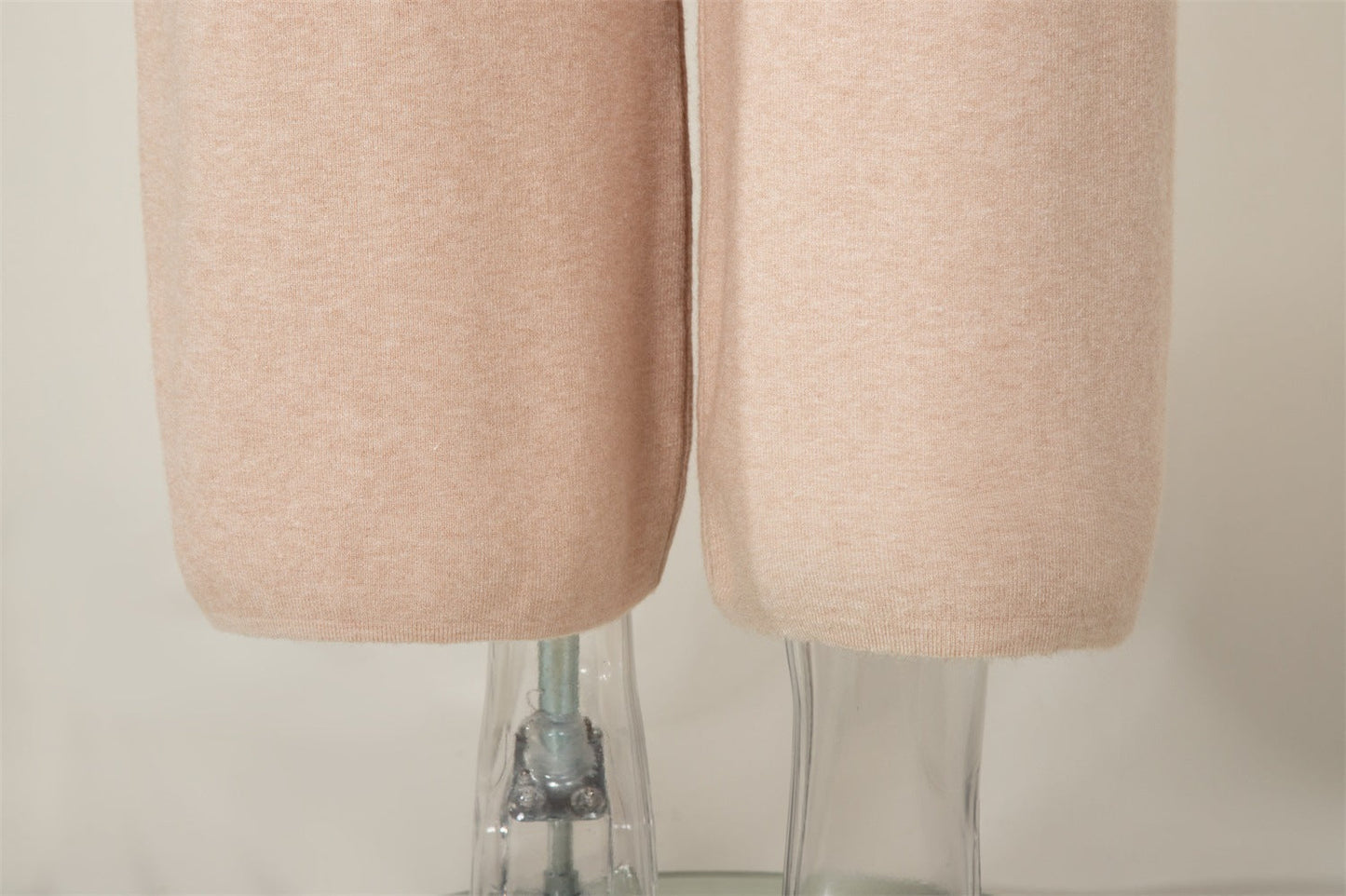 High Collar Irregular Knit Sets