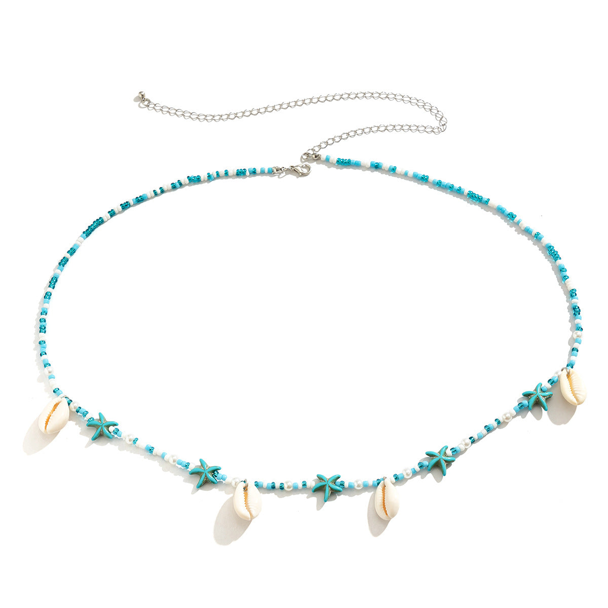 Simple Beaded Shell Waist Chain