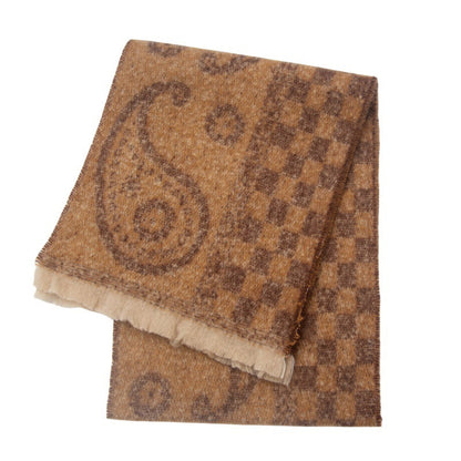 Plaid Print Vintage Scarves