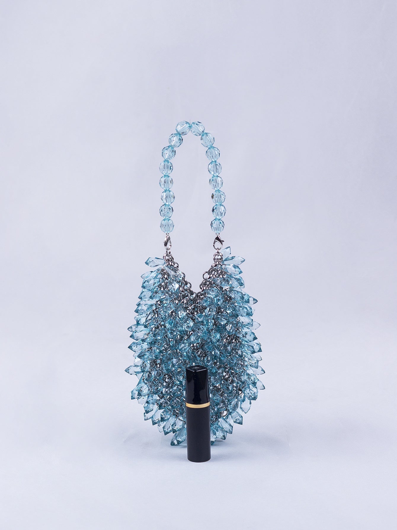 Teardrop Crystal Hollow Handmade Handbag