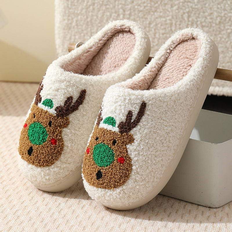 Funny Pattern Soft Winter Indoor Slippers
