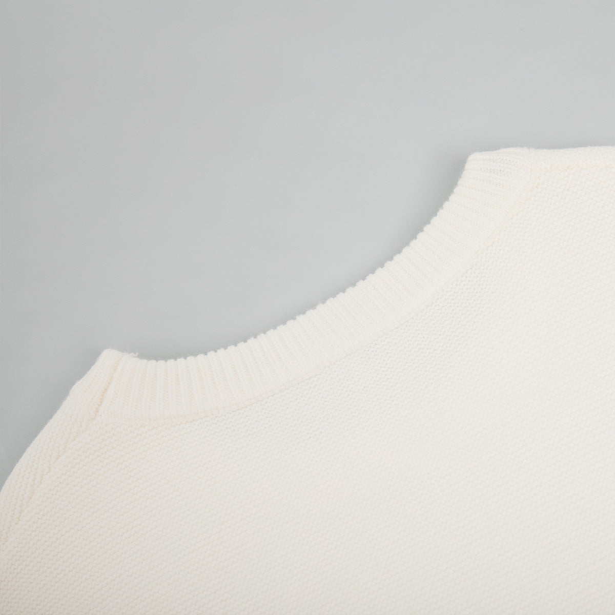 Round Neck Simple Loose Sweater