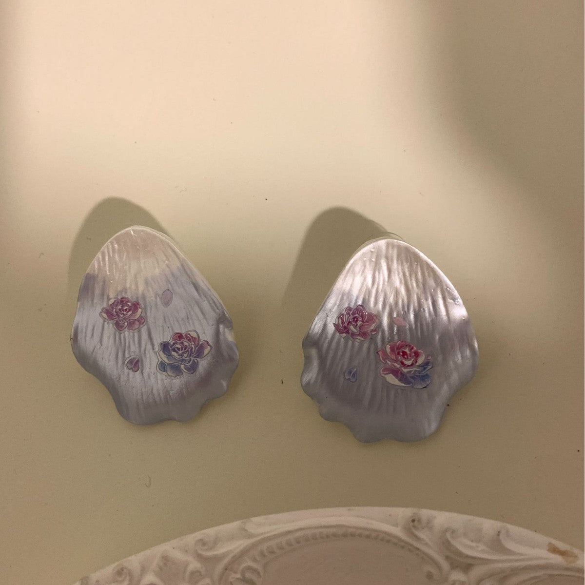 Cute Flower Irregular Shape Stud Earring