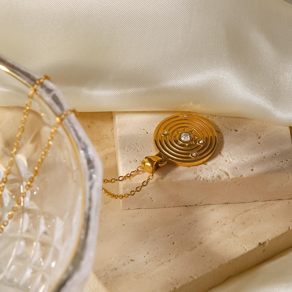 Vintage Diamond Heart Necklace