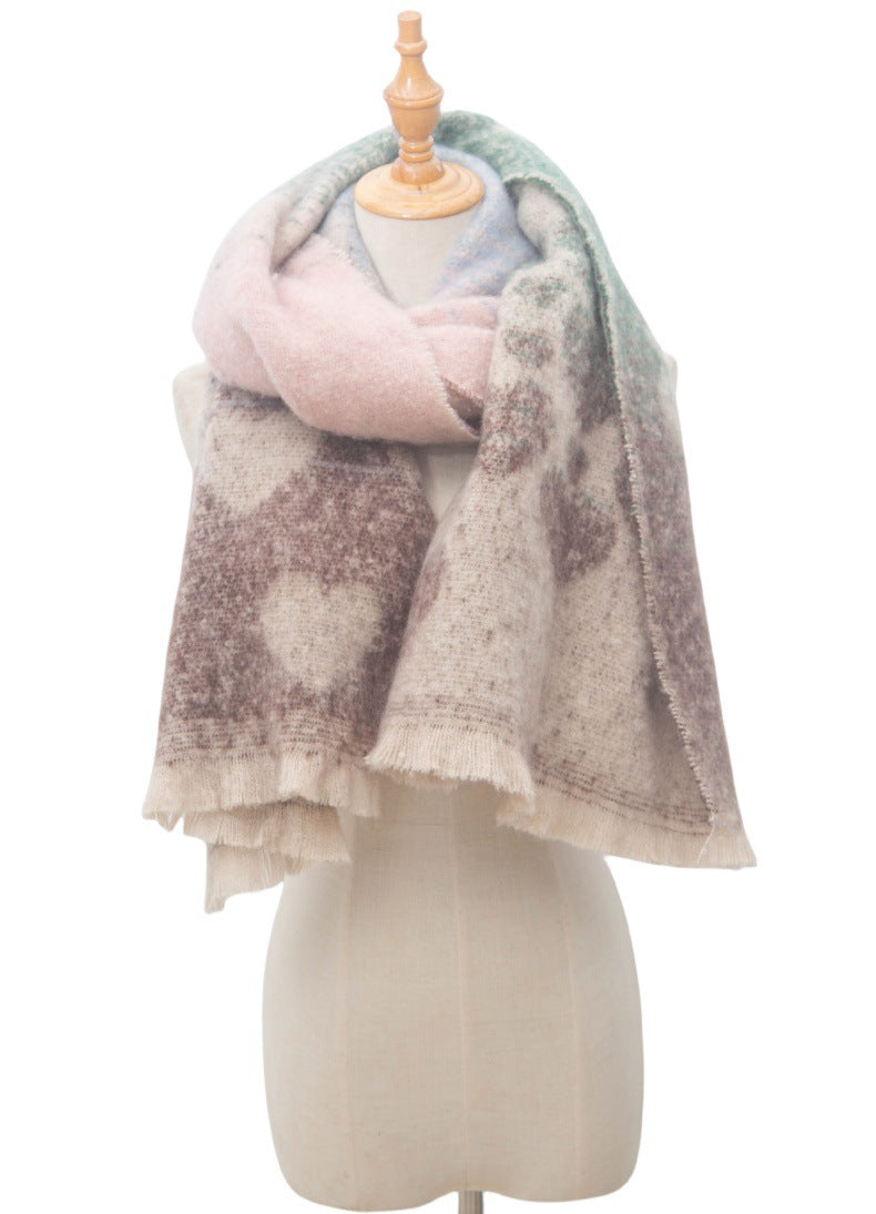 Love Print Vintage Scarves