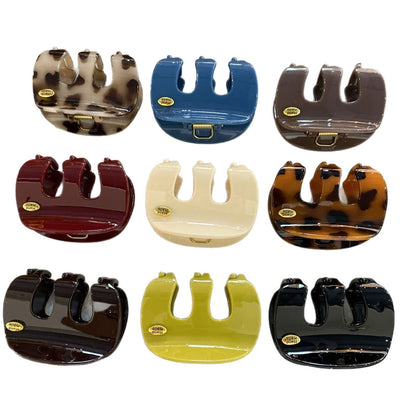 Simple Solid Color Small Hair Claw