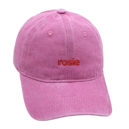 Vintage Washed Letter Embroidered Baseball Cap