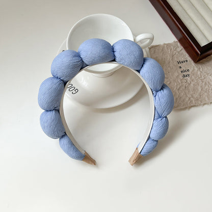 Sponge Twist Clouds Hairband