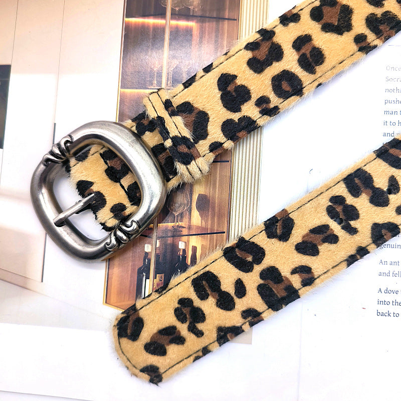 Leopard Zebra Punk Simple Belt