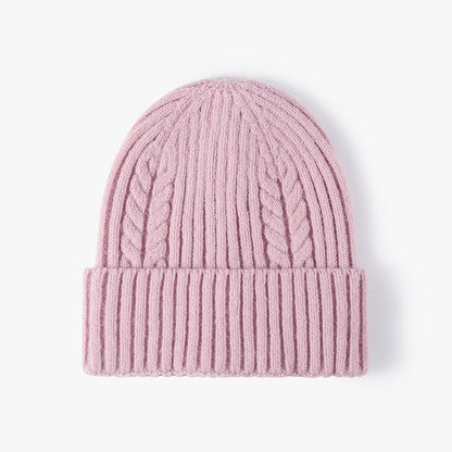 Solid Color Teist Simple Knit Beanie