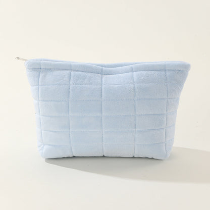 Solid Color Large Capacity Simple Make Up Bag