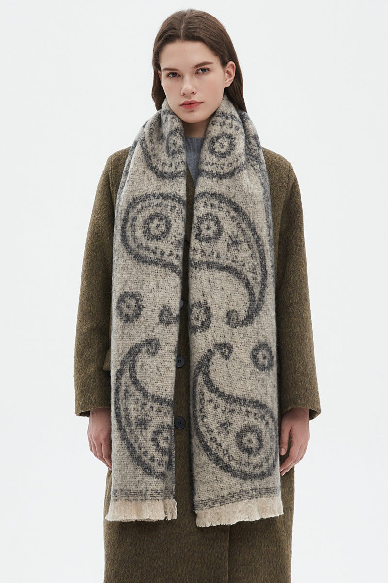 Plaid Print Vintage Scarves