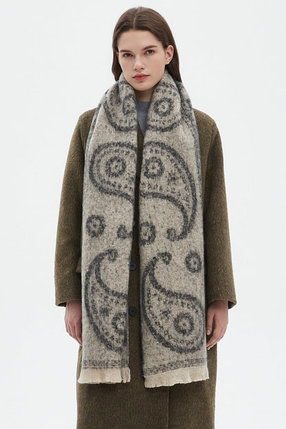 Plaid Print Vintage Scarves