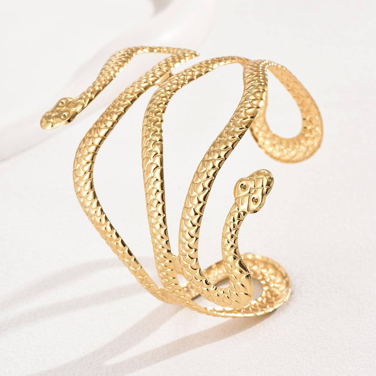 Vintage Punk Snake Wrap Arm Cuff