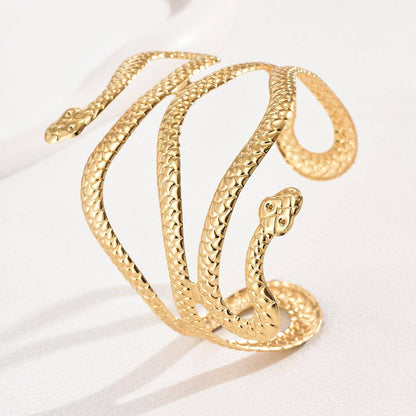Vintage Punk Snake Wrap Arm Cuff