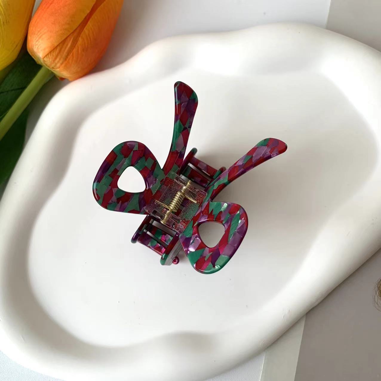 Colorful Bow Knot Cute Sweet Hair Claws