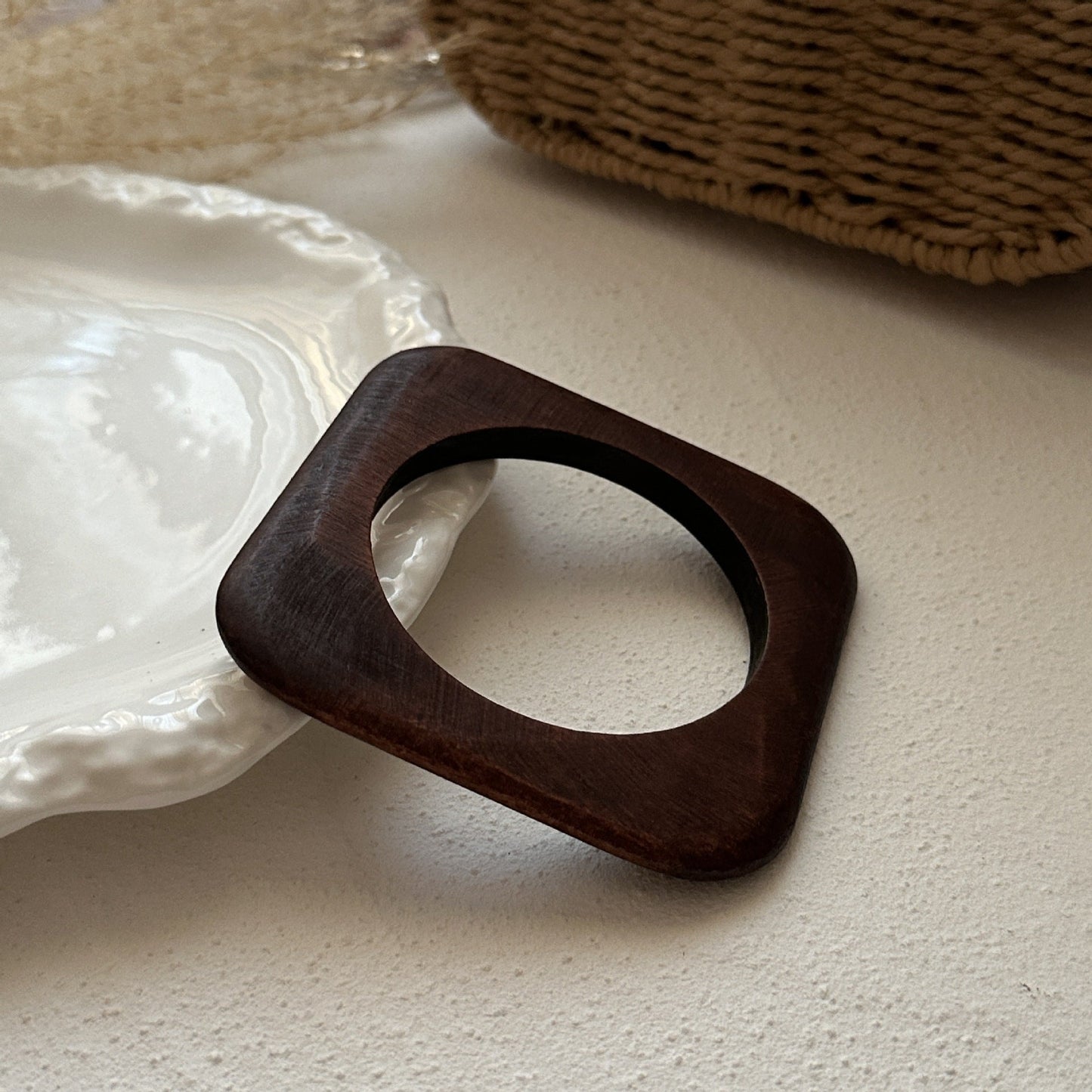 Irregular Layered Smooth Acrylic Bracelets