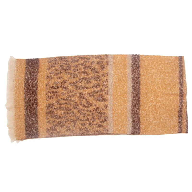 Vintage Leopard Print Scarves