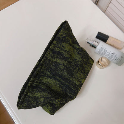 Vintage Jacquard Square Cosmetic Bag