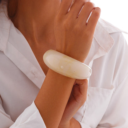 Colorful Open Irregular Acrylic Bracelets