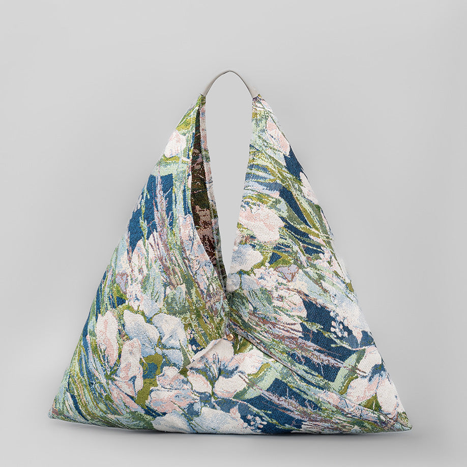 Print Daily Triangle Handbag