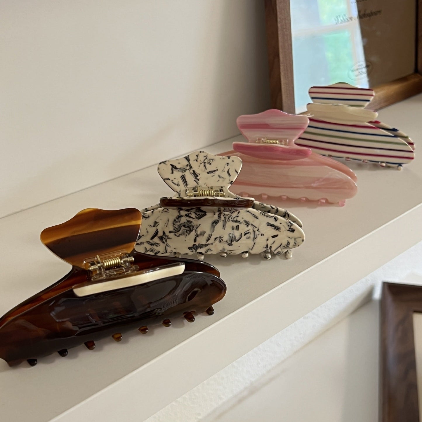 Splice Color Block Acetate Hair Claw