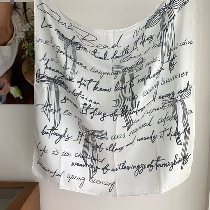 Retro Star Colorful Print Square Scarf