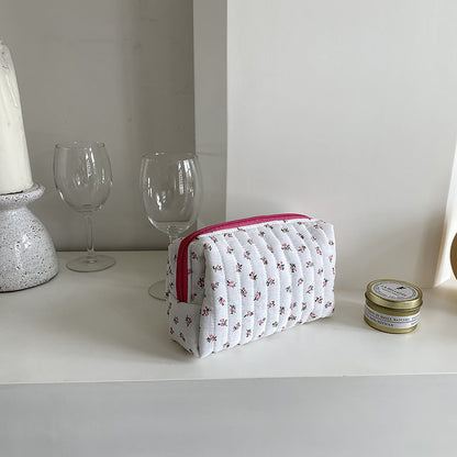 Flower Cherry Sweet Cosmetic Bag